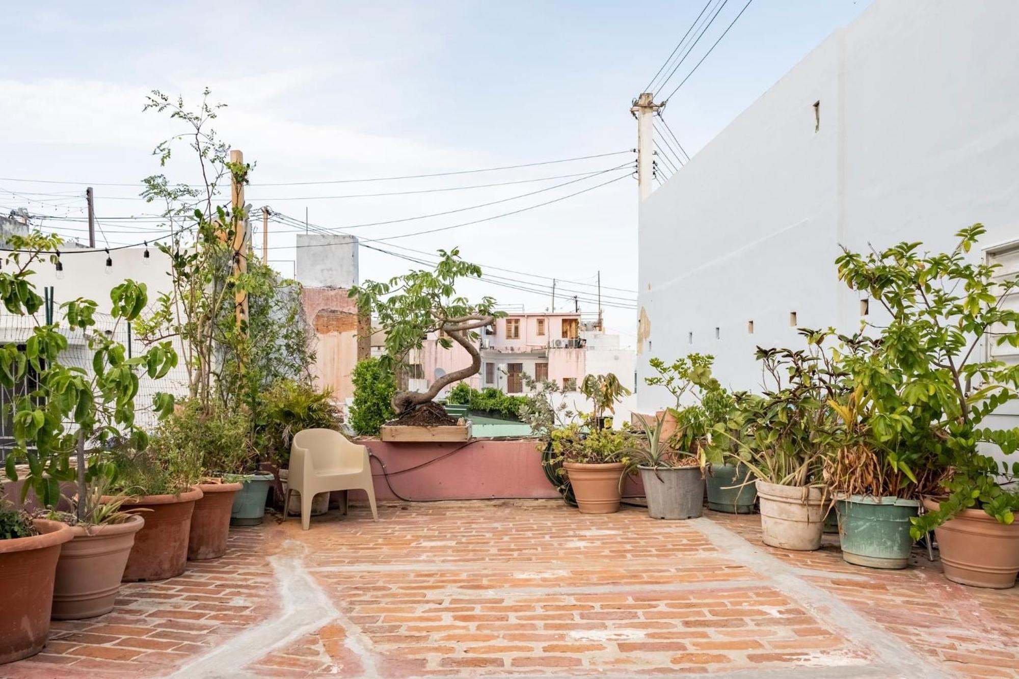 Apartment Center Of Old With Rooftop Garden San Juan