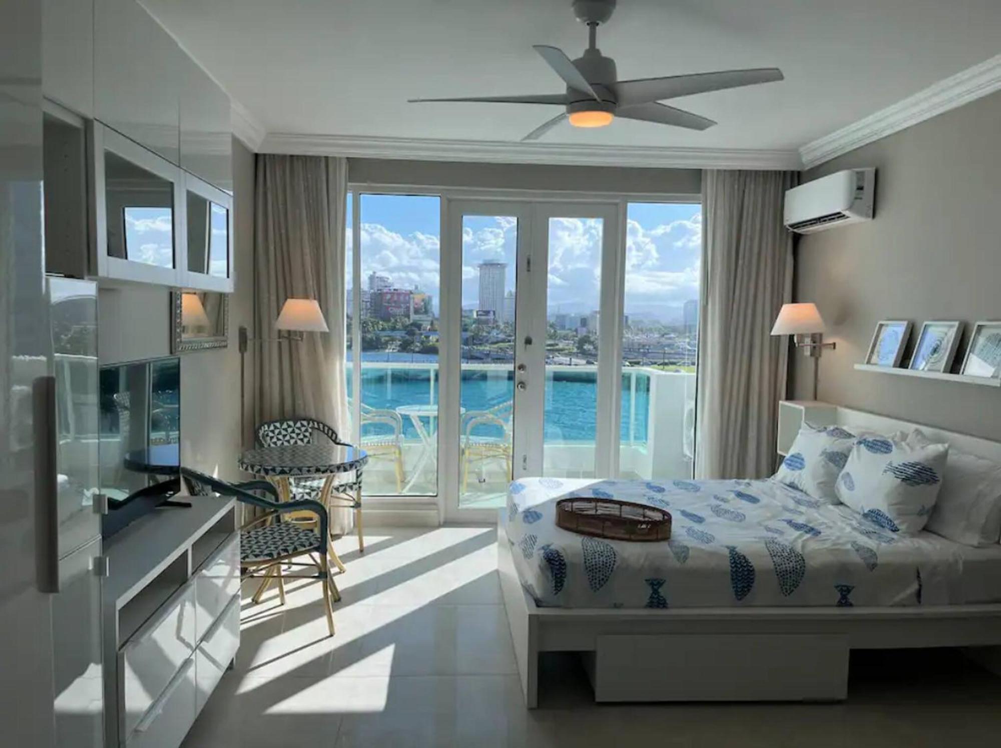 Lagoon View | Balcony, Pool & Hot Tub Apartment San Juan