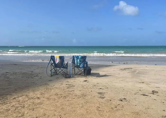True Beach Front Studio In Isla Verde