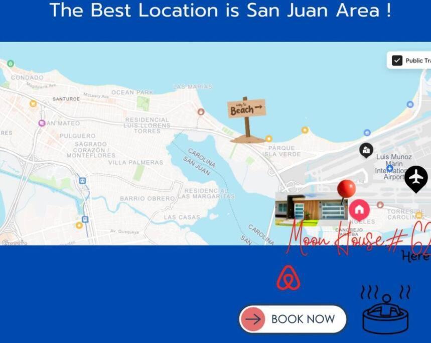 Villa Luxury 4br For 14-& Jacuzzi 6 Min & Airport San Juan