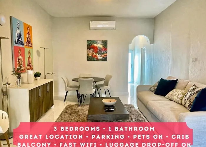 Stunning 3-Bedroom Beachside Apartment