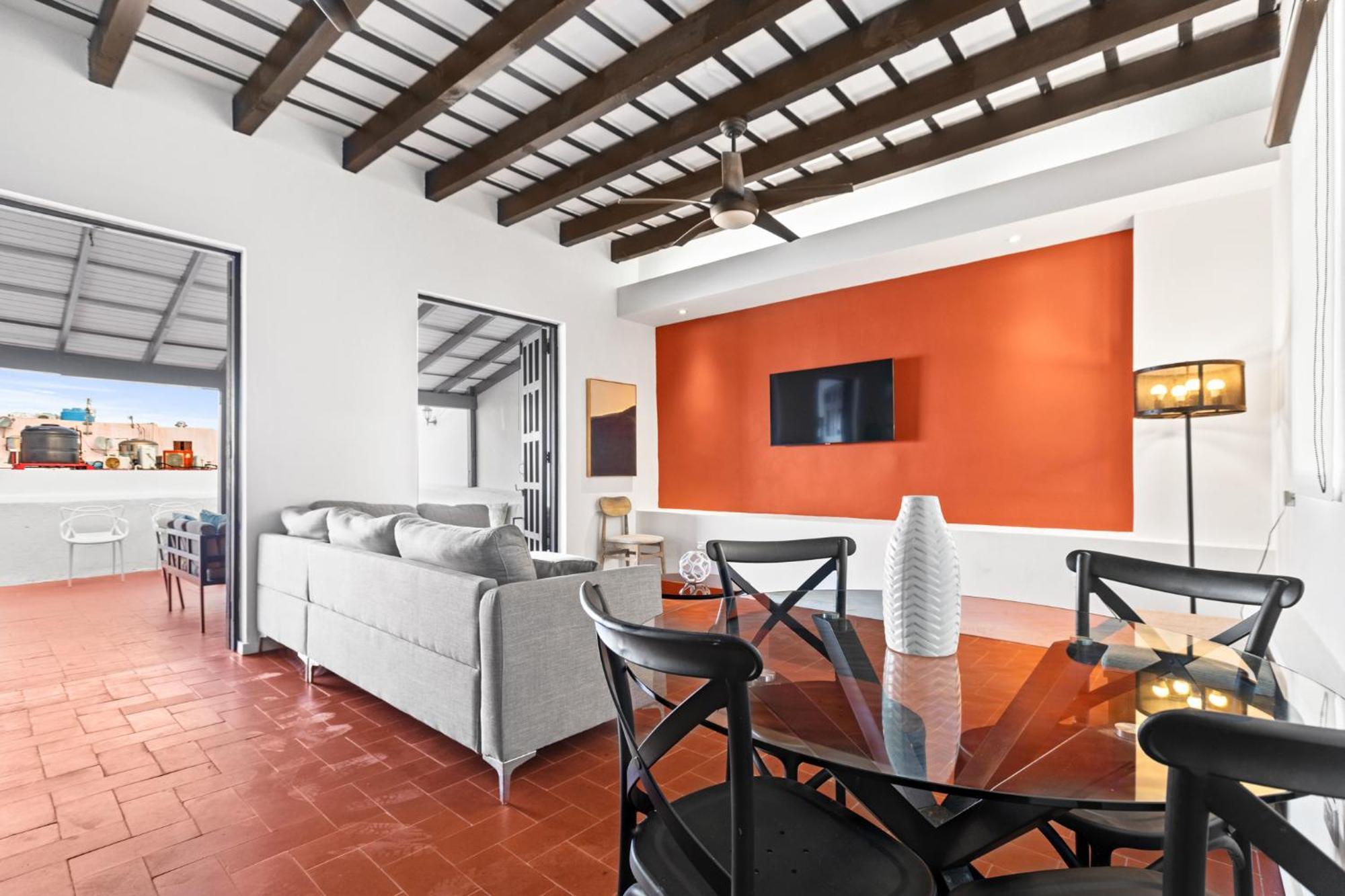 Terrace At Old Apartment San Juan